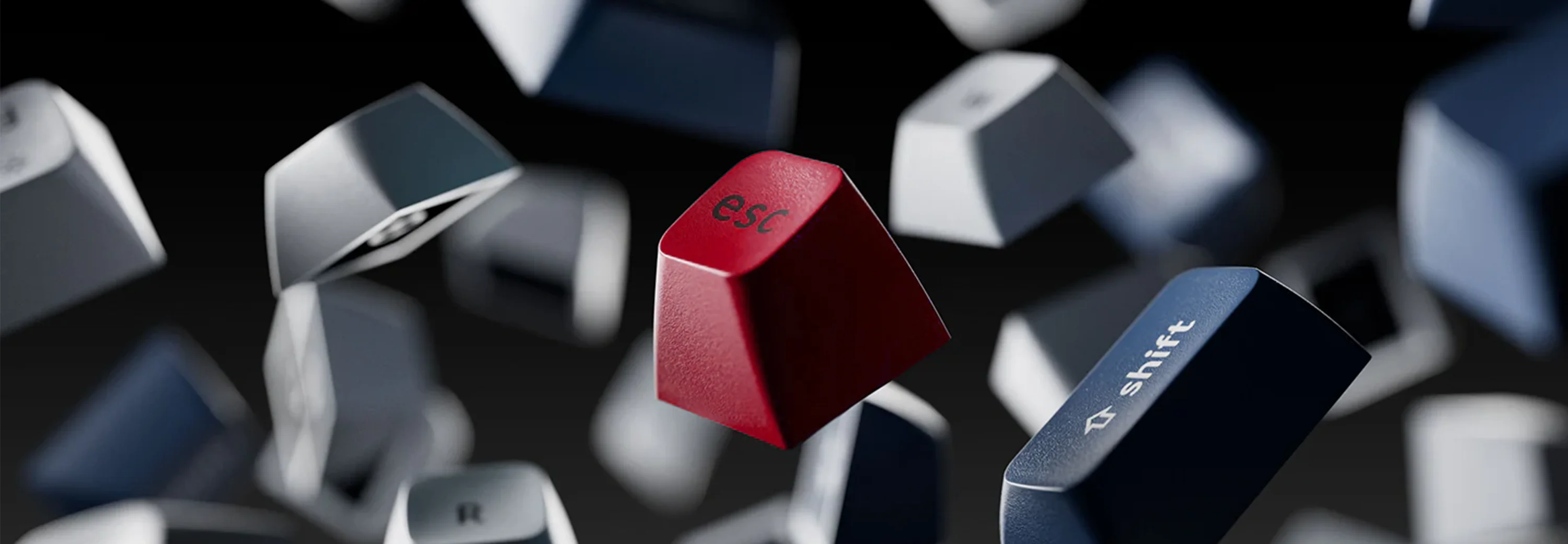 Keychron mechanical keys hero image showing premium design