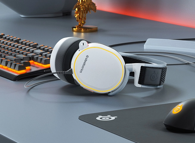 Steelseries casque Arctis blanc