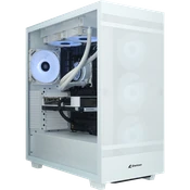 PC ALTERNATE Gamer Starter avec boitier mid-tower blanc et panneau latéral en verre