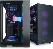 PC gaming ALTERNATE avec panneau latéral en verre et éclairage RGB