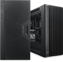 Tour ALTERNATE workstation noire au design professionnel minimaliste