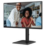 AOC 24E4CV 23.8" Moniteur Noir, 1x DisplayPort, 1x HDMI, 1x USB-C, 4x USB-A, 1x RJ-45, 120 Hz