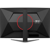 AOC C27G4Z2 27" Moniteur gaming incurvé  Noir/Rouge, HDMI, DisplayPort, 260 Hz OC