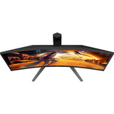 AOC C27G4Z2 27" Moniteur gaming incurvé  Noir/Rouge, HDMI, DisplayPort, 260 Hz OC