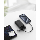Anker Power Bank 22.5W, Powerbank Noir, USB-C, USB-A, 10 000 mAh