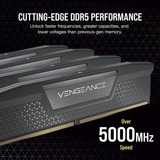 Corsair 96 Go DDR5-5600 (4x 24 Go) Quad-Kit, Mémoire vive Noir, CMK96GX5M4B5600C40, Vengeance, XMP 3.0