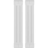 Corsair iCUE LINK QX140 RGB Starter kit ventilateurs de boîtier Blanc, 2 pièces, 140 x 140 x 25 mm, PWM, contrôleur inclus