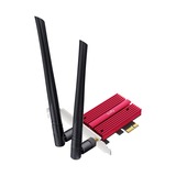 Cudy AX5400 Wi-Fi 6E Bluetooth 5.3 PCI-E Adapter, Adaptateur WLAN Rouge