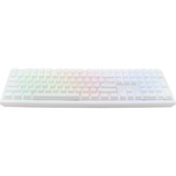 Ducky Zero 6108, clavier gaming Blanc, Layout BE, Cherry MX2A Blue