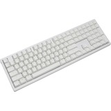 Ducky Zero 6108, clavier gaming Blanc, Layout BE, Cherry MX2A Blue