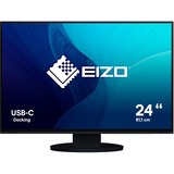 EIZO FlexScan EV2485 24" Moniteur  Noir, HDMI, DisplayPort, 4x USB-A 3.2 (5 Gbit/s), USB-C