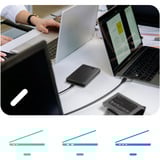 ICY BOX IB-201T-CU31 Boîtier externe pour disque dur/SSD SATA 2,5 pouces, Boîtier disque dur Noir, Enceinte ssd, 2.5", Série ATA II, Série ATA III, 6 Gbit/s, Connectivité USB, Noir