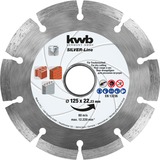 KWB Set Disques de coupe diamantés 125mm, 3 pièces, Disque de coupe 