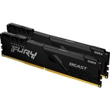Kingston FURY Beast 32 Go DDR4-3200 (2x 16 Go) mémoire vive Noir, KF432C16BBK2/32, XMP 2.0