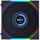 Lian Li UNI FAN TL-LCD120 Reverse Black Single Pack, Ventilateur de boîtier Noir