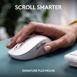 Logitech MK950 Signature Slim Wireless set de bureau Blanc, Layout US-International (QWERTY), 400 - 4000 dpi