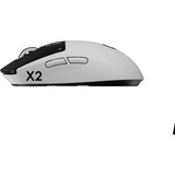 Logitech PRO X2 SUPERSTRIKE Wireless, Souris gaming Blanc/Noir, 100 - 44.000 dpi