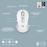 Logitech null set de bureau sans fil Blanc, Layout US-International (QWERTY)