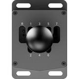 MOZA HGP, Levier de vitesses Noir, Levier de vitesse racing add-on, Noir, Aluminium, 100 mm, 143 mm, 241 mm