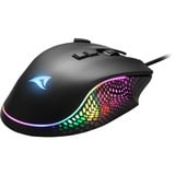 Sharkoon SHARK Force III, Souris gaming Noir, 400 - 12 800 ppp, LED RGB