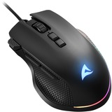 Sharkoon SHARK Force III, Souris gaming Noir, 400 - 12 800 ppp, LED RGB