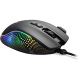Sharkoon SHARK Force III, Souris gaming Noir, 400 - 12 800 ppp, LED RGB