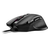 Sharkoon SHARK Force III, Souris gaming Noir, 400 - 12 800 ppp, LED RGB