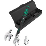 Wera 9530 Jeu de clés dynamométriques pour pompes à chaleur/climatiseurs, Clé dynamométrique Noir/Vert, 4 pièces