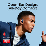Anker Soundcore AeroFit 2 open-ear headset casque oreille ouverte Bleu, Bluetooth 5.4, IP55, 10h