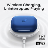 Anker Soundcore AeroFit 2 open-ear headset casque oreille ouverte Bleu, Bluetooth 5.4, IP55, 10h