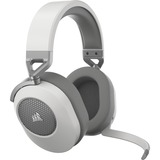Corsair HS65 WIRELESS casque gaming over-ear Blanc, Bluetooth 5.2, 2,4 GHz USB, PC, PlayStation 5