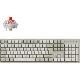 Keychron C2 Pro 8K-H1Z, clavier Beige, Layout BE, Keychron Super Rouge, LED RGB, Hot-swappable