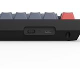 Keychron V6 Max-D3 QMK, clavier Noir, Layout BE, Gateron Jupiter Brown, RGB led, Hot-swappable, Bluetooth, 2.4GHz