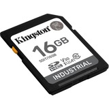 Kingston Industrial 16 Go SDHC, Carte mémoire Noir, UHS-I U3, Class 10, V30, A1