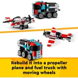 LEGO Creator 3-en-1 - Le camion remorque avec hélicoptère, Jouets de construction 31146