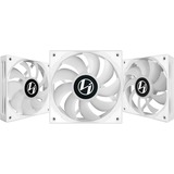 Lian Li ST120 Triple-pack, Ventilateur de boîtier Blanc, LED RGB, connecteur de ventilateur PWM à 4 broches