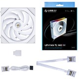 Lian Li UNI FAN TL 140 ventilateur de boîtier RGB  Blanc, 140 x 144 x 28 mm, PWM