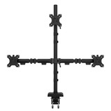 Neomounts DS60-600BL2-1 Bras de moniteur pour trois écrans 10-32", Support de moniteur Noir