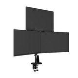 Neomounts DS60-600BL2-1 Bras de moniteur pour trois écrans 10-32", Support de moniteur Noir