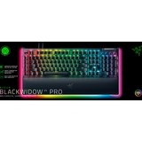 Razer BlackWidow V4 Pro RGB clavier gaming mécanique Noir, Layout US (QWERTY), Razer certified Mechanical Green Switches, 100%