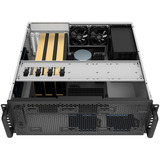 SilverStone  RM4A 4U boîtier rack Noir | 2x USB-A | 1x USB-C