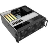 SilverStone  RM4A 4U boîtier rack Noir | 2x USB-A | 1x USB-C