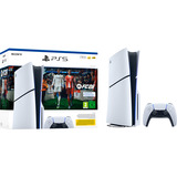 Sony PlayStation 5 Slim 1 To E-Chassis - Pack FC 26, Console de jeu Blanc/Noir, PlayStation 5, Noir, Blanc, 16384 Mo, GDDR6, 448 Go/s, AMD