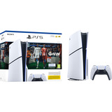 Sony PlayStation 5 Slim 1 To E-Chassis - Pack FC 26, Console de jeu Blanc/Noir, PlayStation 5, Noir, Blanc, 16384 Mo, GDDR6, 448 Go/s, AMD