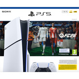 Sony PlayStation 5 Slim 1 To E-Chassis - Pack FC 26, Console de jeu Blanc/Noir, PlayStation 5, Noir, Blanc, 16384 Mo, GDDR6, 448 Go/s, AMD