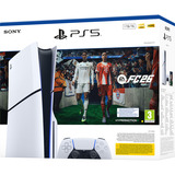 Sony PlayStation 5 Slim 1 To E-Chassis - Pack FC 26, Console de jeu Blanc/Noir, PlayStation 5, Noir, Blanc, 16384 Mo, GDDR6, 448 Go/s, AMD
