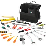 Wera Jeu d'outils 2go SHK 1 pour le secteur de la plomberie et du chauffage, de la ventilation et de la climatisation, Set d'outils Noir, 36 pièces