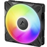 ARCTIC P14 Pro A-RGB ventilateurs de boîtier Noir, 3 pièces, 140 x 140 x 27 mm, PWM, Ventilateur, 14 cm, 400 tr/min, 2500 tr/min, 186 m³/h, Noir
