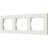 Aqara Cadre pour switches H2 EU 3 groupes, Finition Blanc