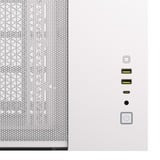 Corsair 2500X boîtier mini tower Blanc | 2x USB-A | 1x USB-C | Verre Trempé